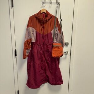 Lululemon Evergreen Full-Zip Long Jacket Red Rock Pink Peony Pomegranate sz 12